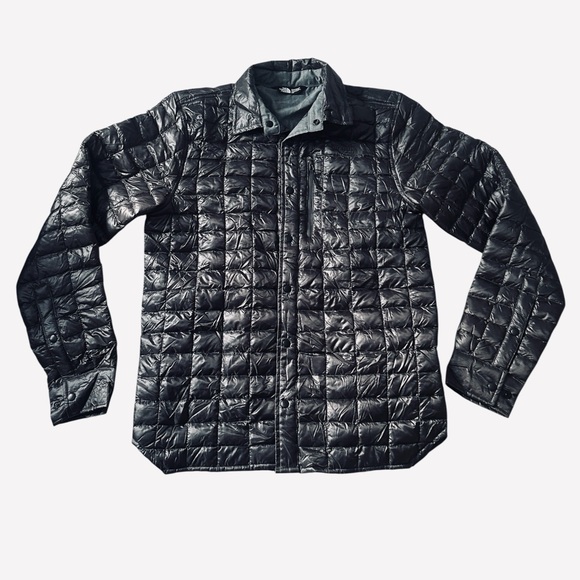 The North Face Black Thermaball Puffer Jacket Mens Small NWOT - Picture 6 of 13